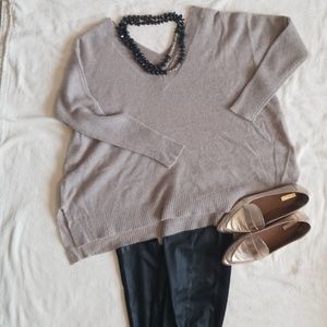 Cashmere off the shoulder